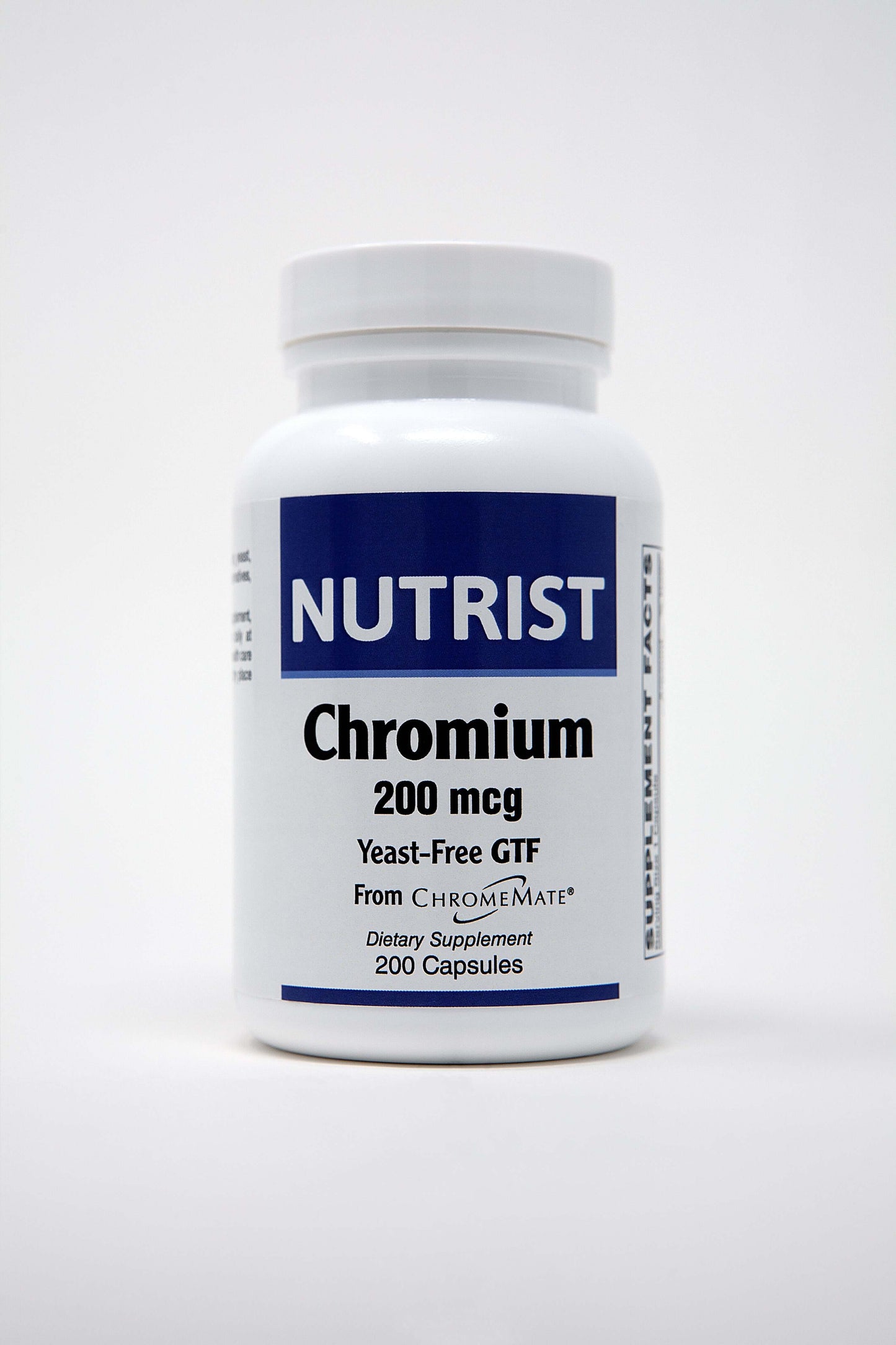Cromium 200 mcg Yeast Free  200 Capsules