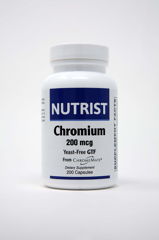 Cromium 200 mcg Yeast Free  200 Capsules
