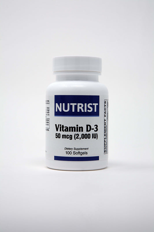 vitamin D-3 (cholecalciferol) 50 Mcg ( 2000 IU) 250 Soft gel capsules